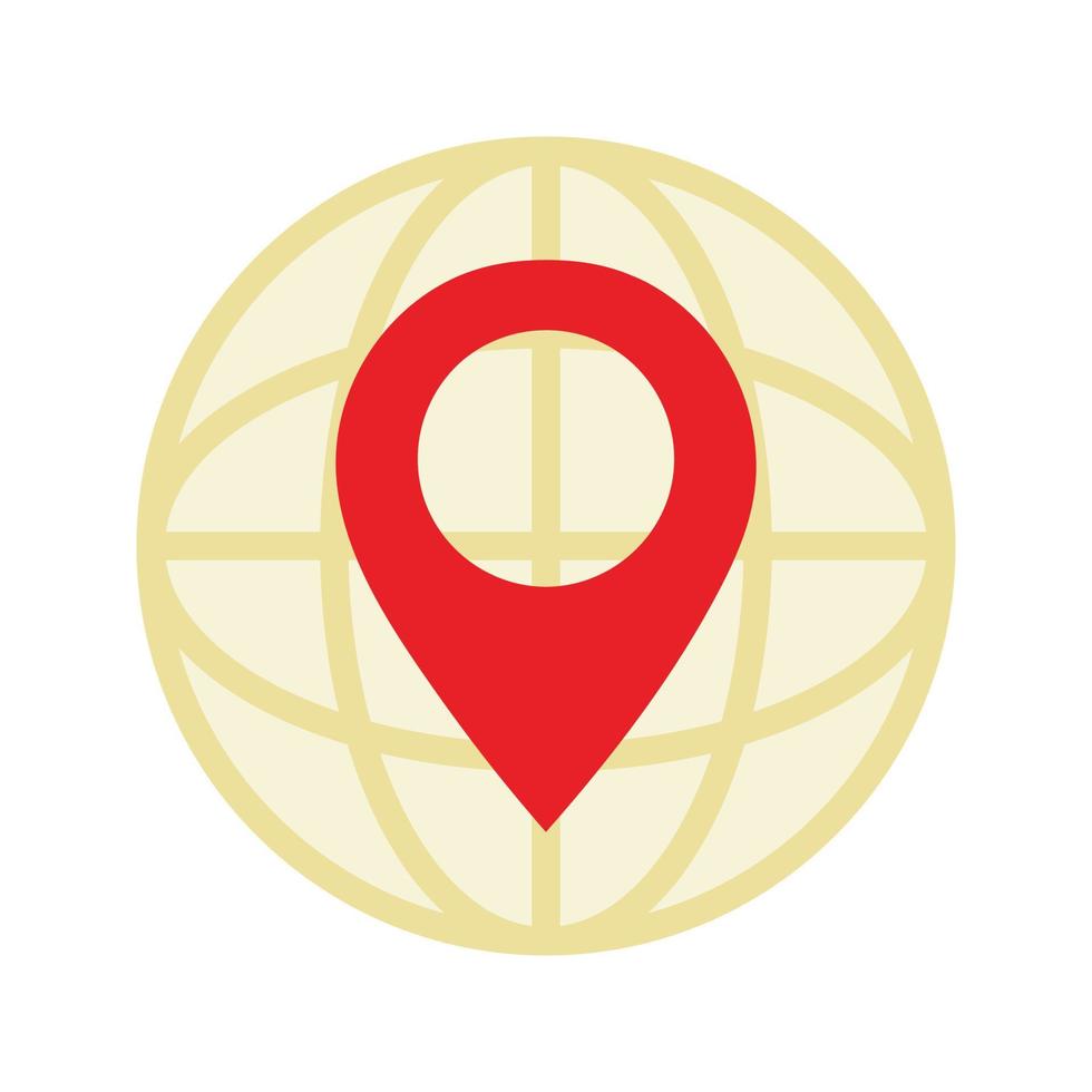 Earth Globe Icon vector