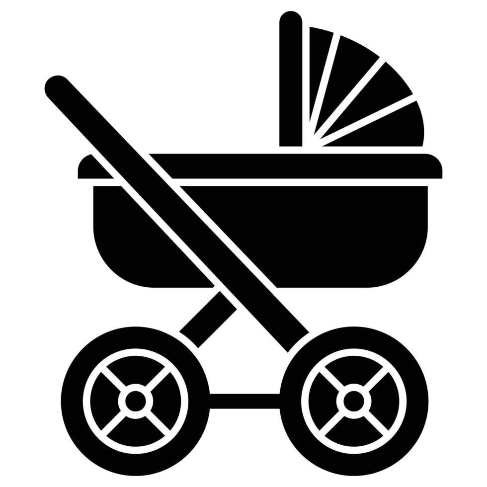 Baby buggy Which Can Easily Modify Or Edit vector