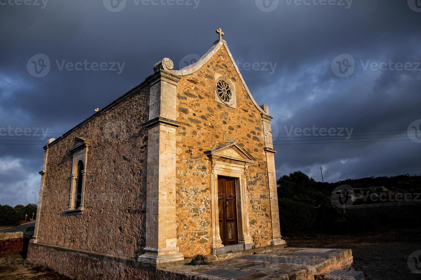 The Greek Orthodox Church on the island of Crete photo