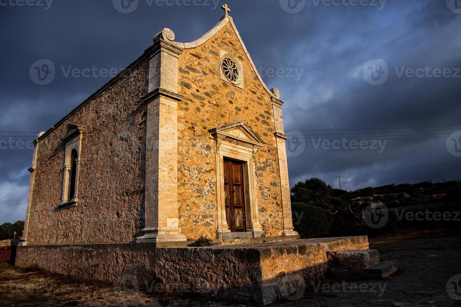 The Greek Orthodox Church on the island of Crete photo