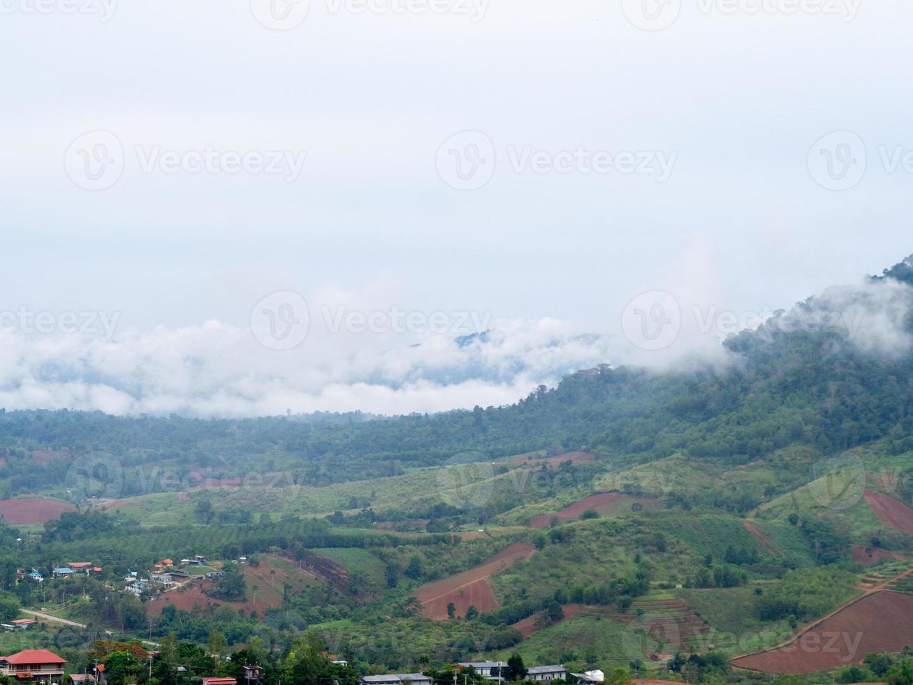Mountain and sky at Phetchabun photo