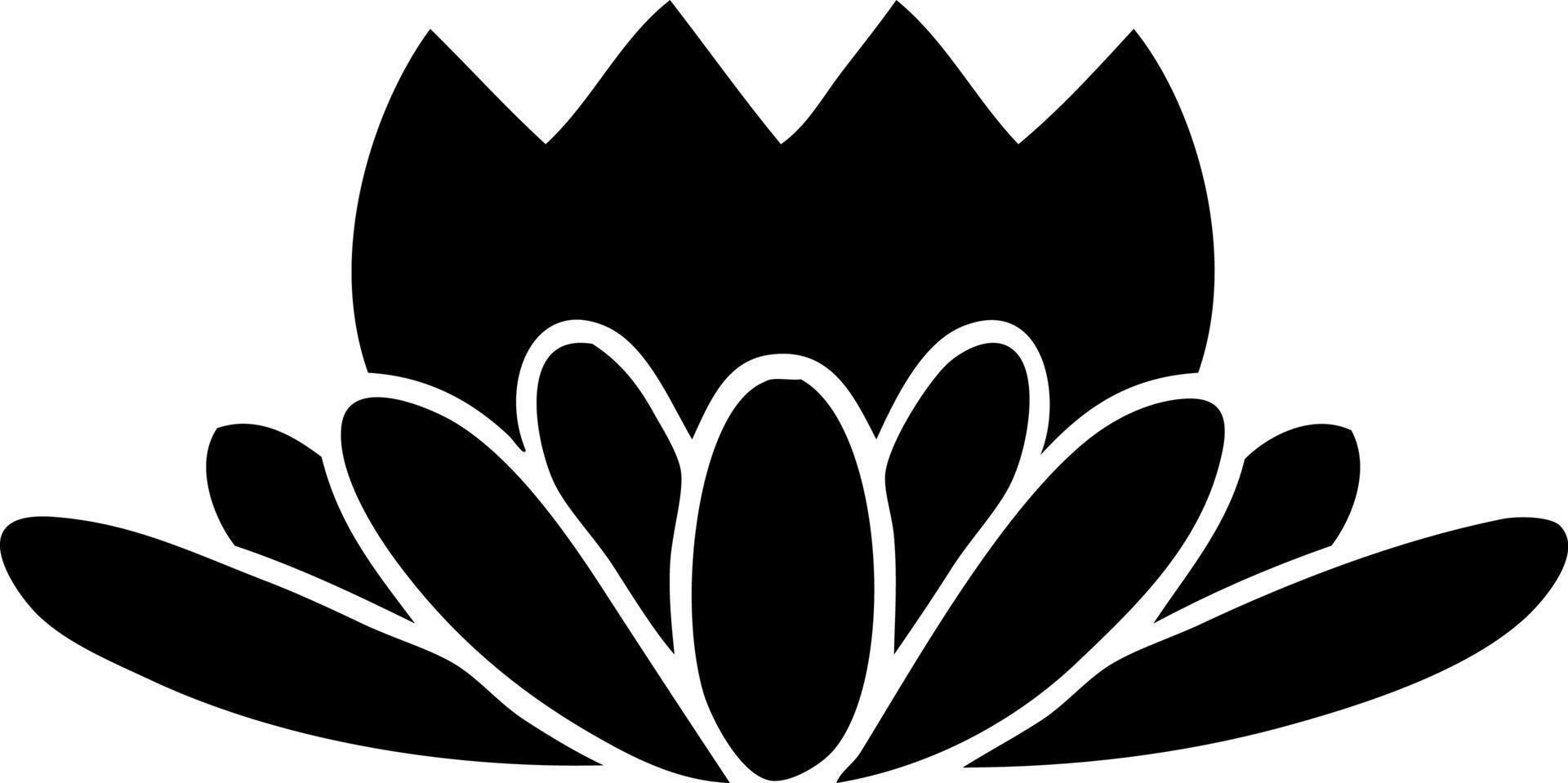 flat symbol flower vector