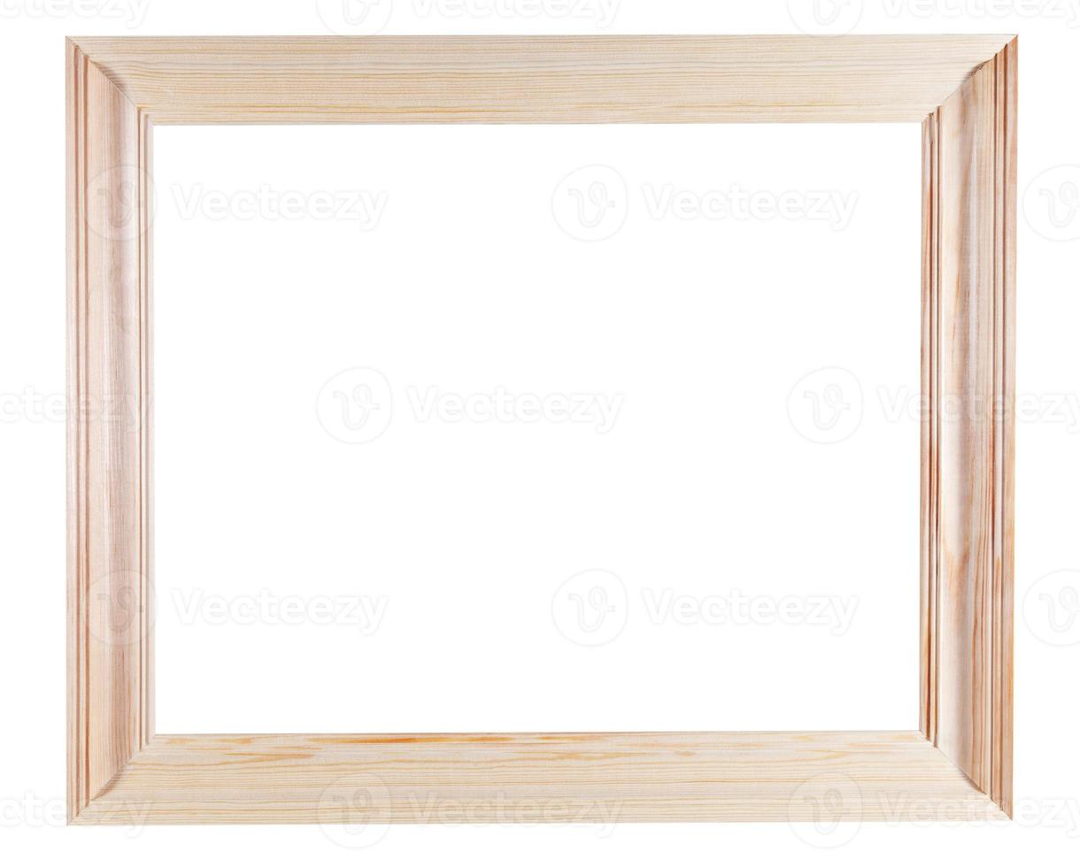 simple wide wooden picture frame photo