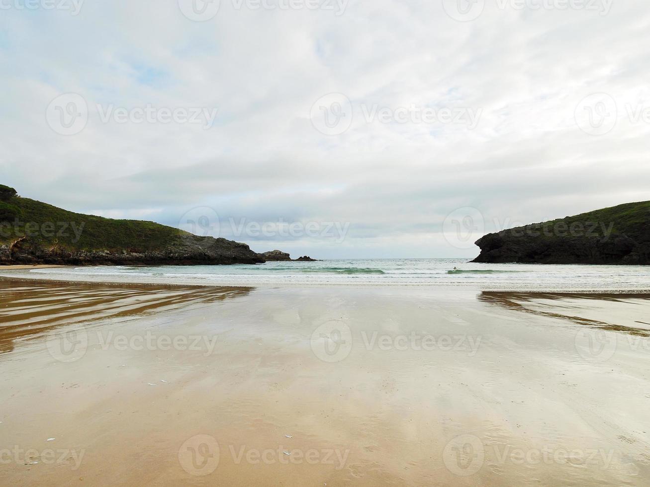 view of Bay of Biscay in region Barro, Spain photo