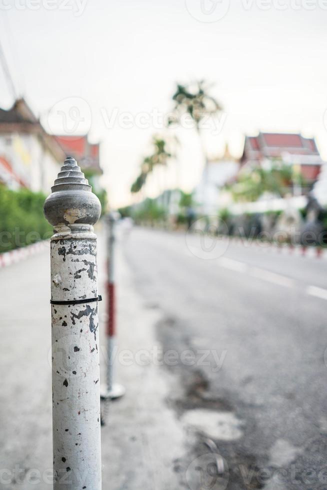 ambiente del templo de tailandia, monte dorado, bangkok. foto