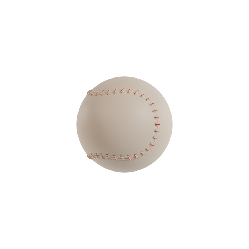 3D Isolated Baseball Equipment png