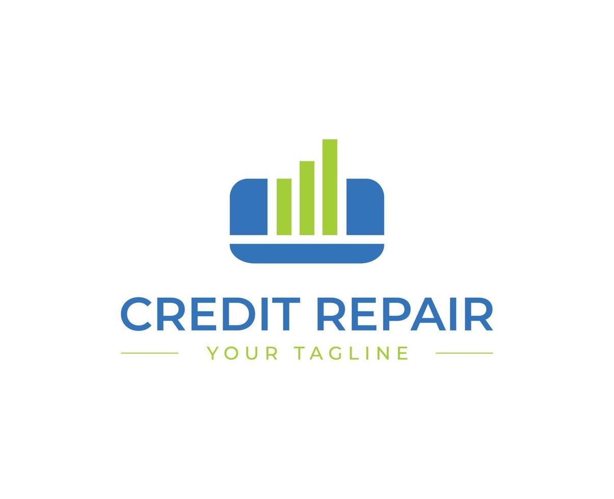 Credit Repair business logo design template vector