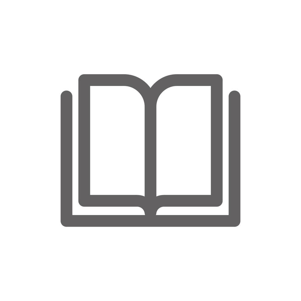 Book icon. Perfect for education and school icon or user interface applications. vector sign and symbol