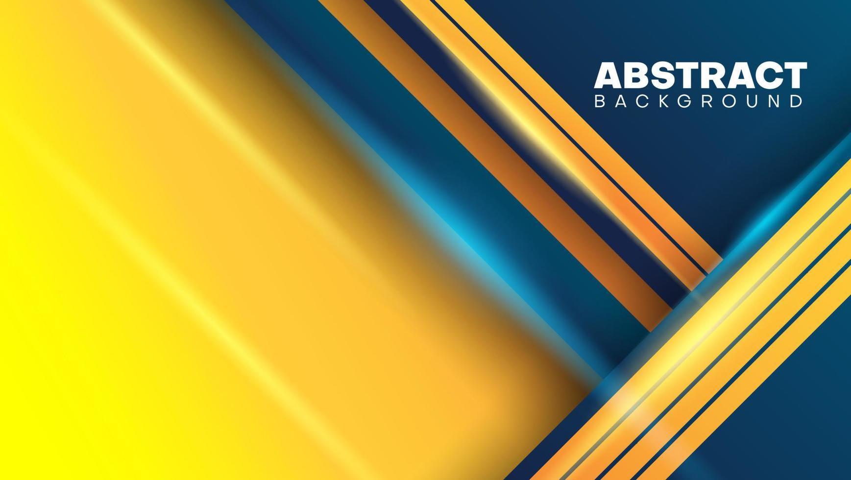 blue and orange abstract background with light and layered element