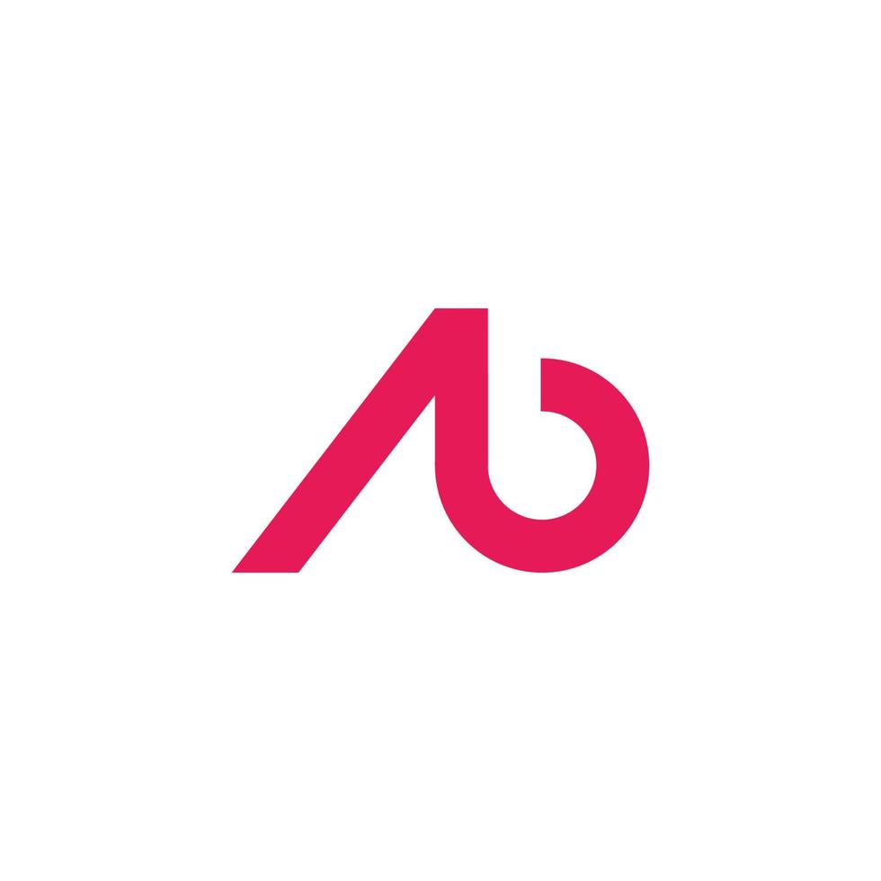 AB logo. Vector modern letter design concept