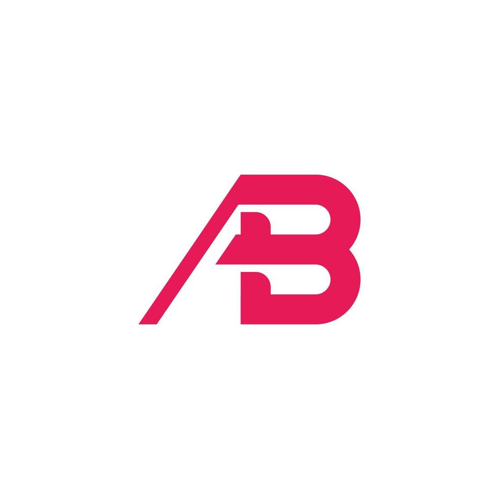 AB logo. Vector modern letter design concept