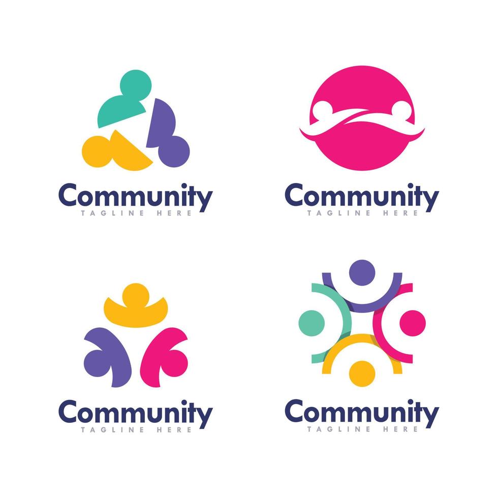 Community, network and social icon vector