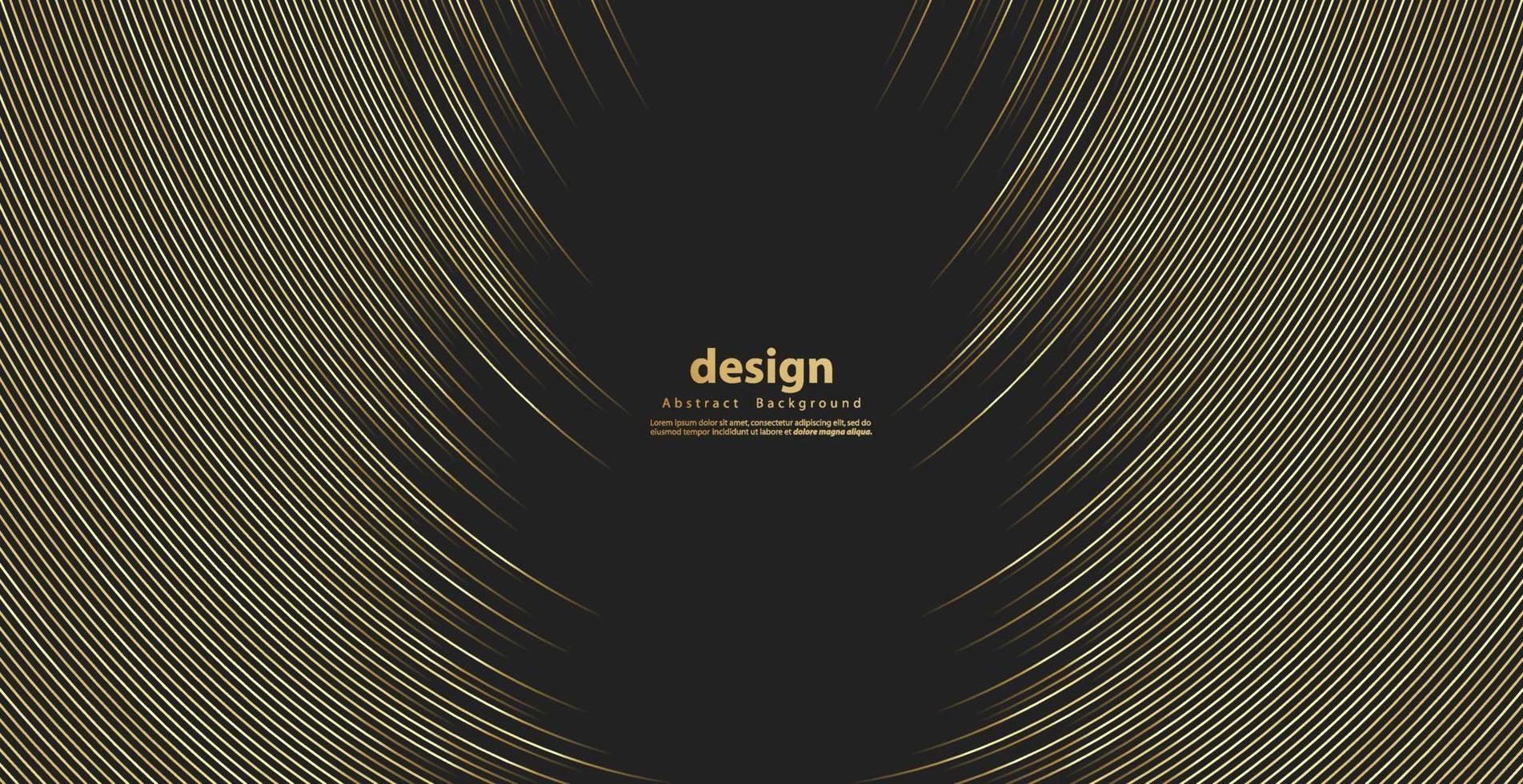 fondo abstracto de color dorado lujoso con líneas diagonales para su diseño. concepto de lujo moderno. ilustración vectorial vector