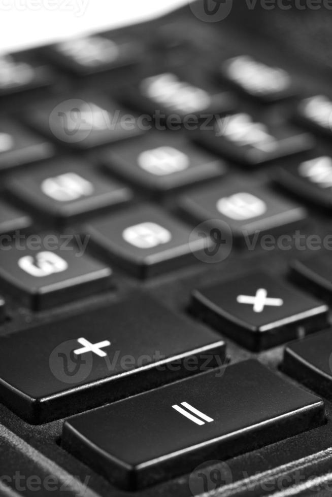 black calculator close-up photo