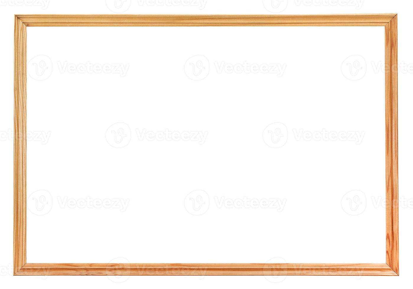 narrow simple wooden picture frame photo