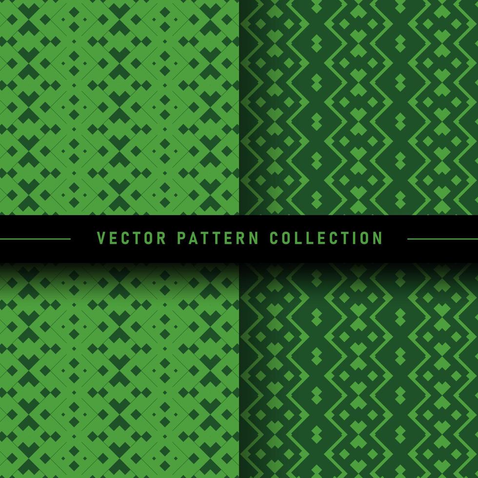 Set of geometric pattern vector collection