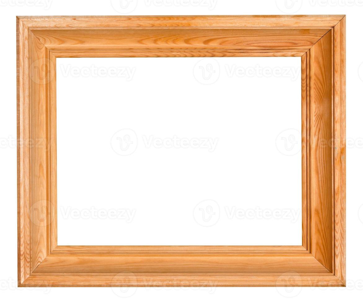 wide wooden picture frame photo