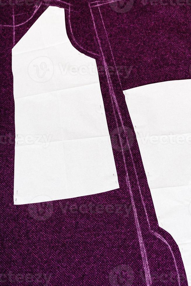 tracing paper forms of dress pattern cutting photo