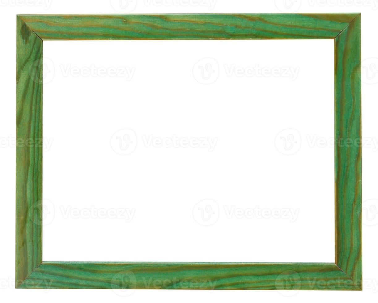 narrow flat green picture frame photo