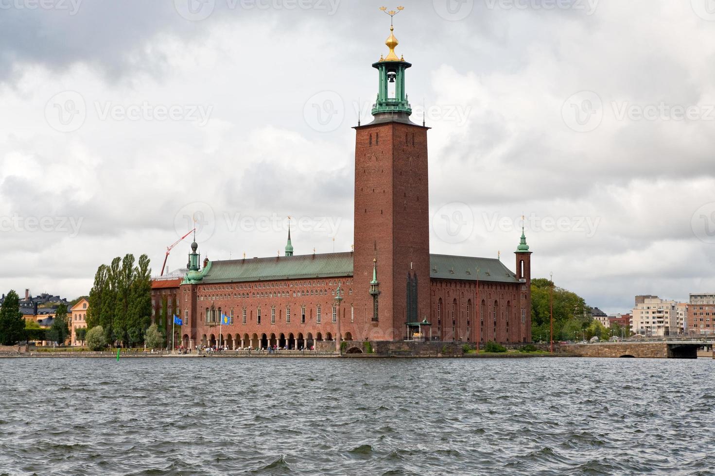 view on Stockholm City Hall, Sweden photo