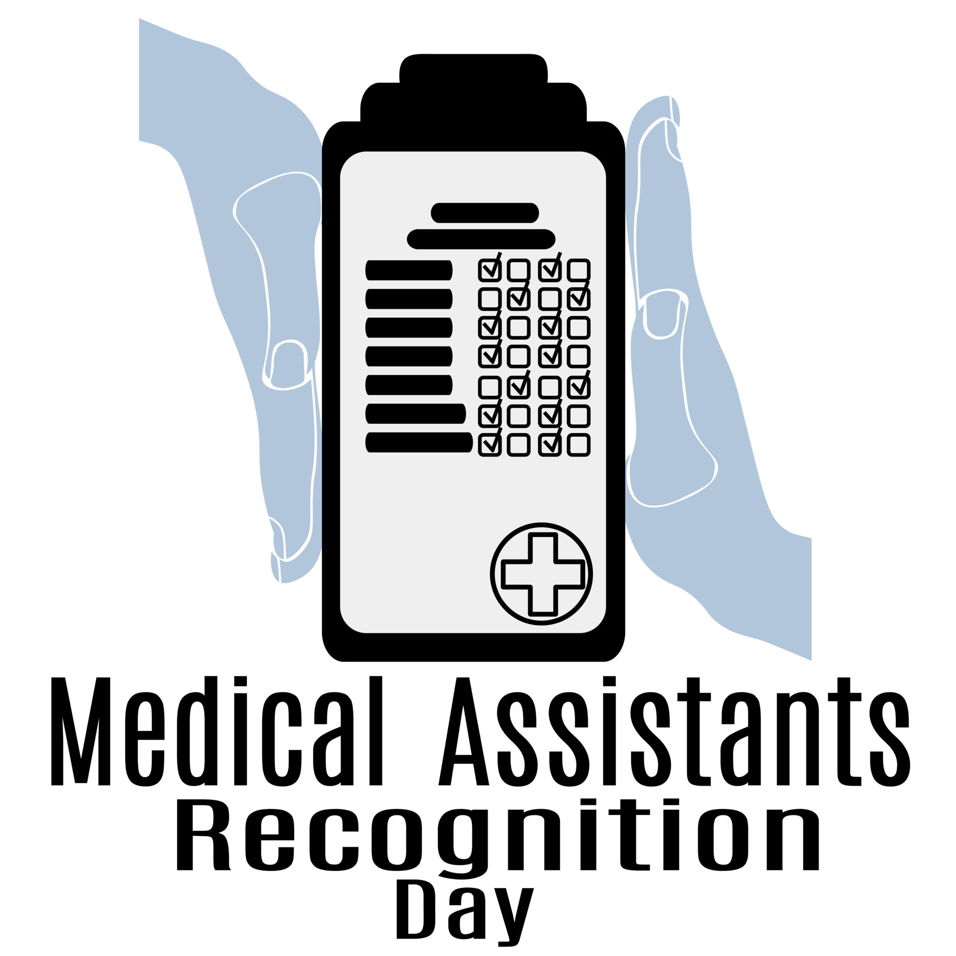 Medical Assistants Recognition Day, idea for a poster, banner, flyer or