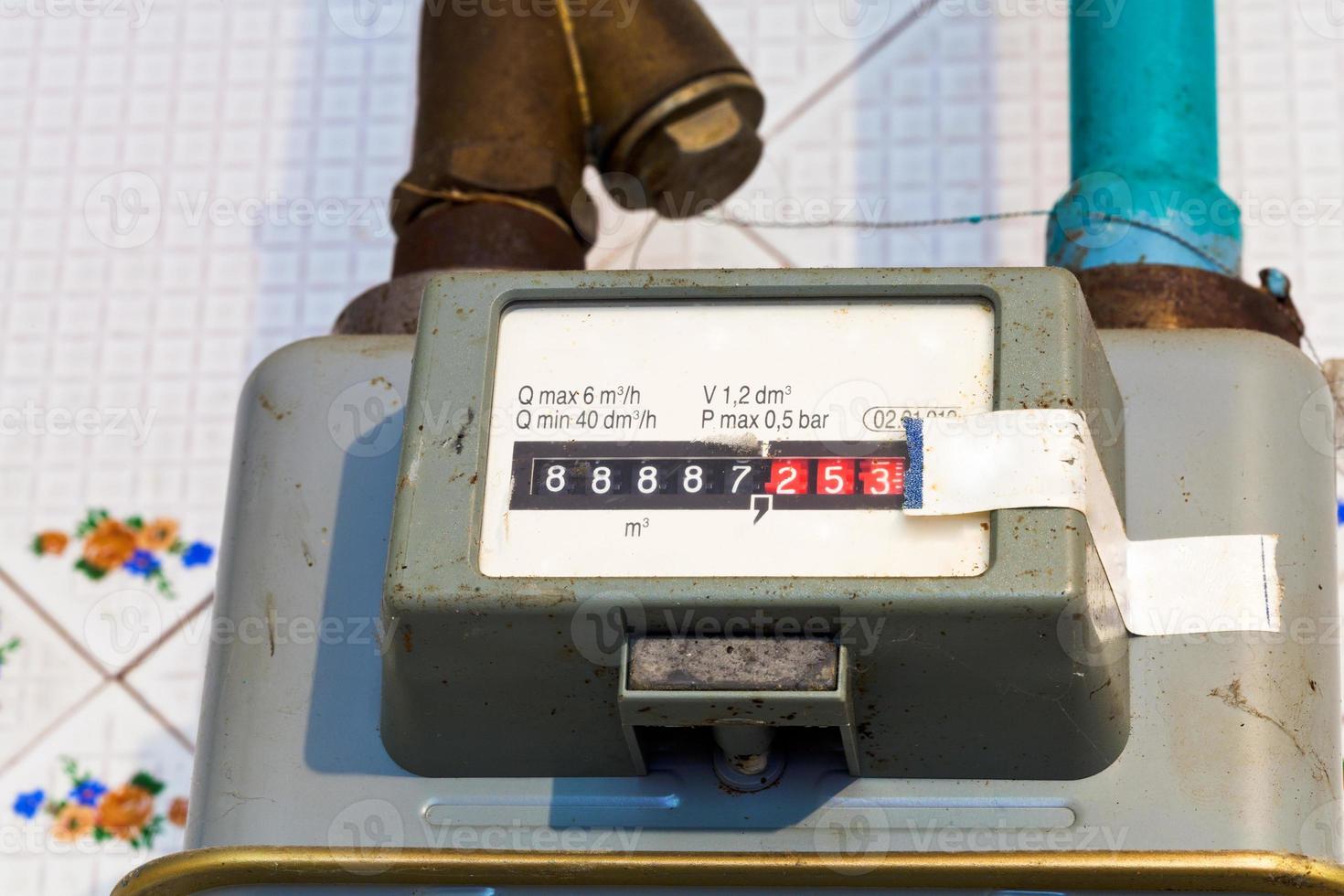 individual gas meter photo