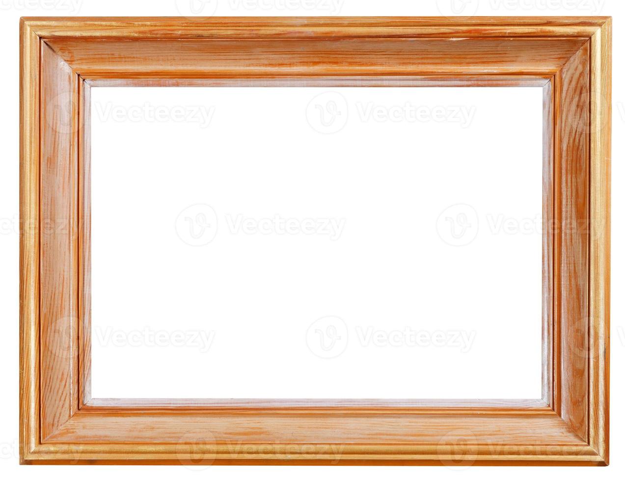 wide classical wooden picture frame photo