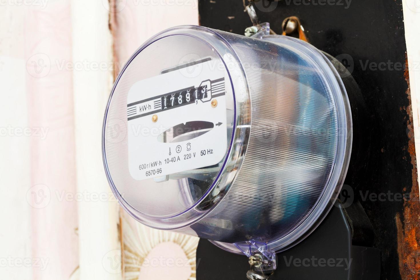 electricity supply meter photo