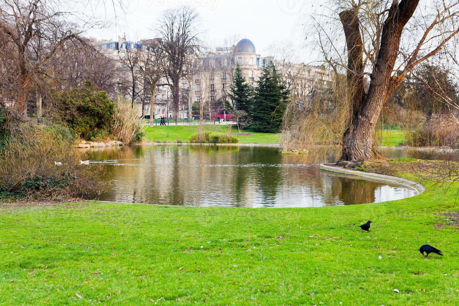 urban pond in Paris photo