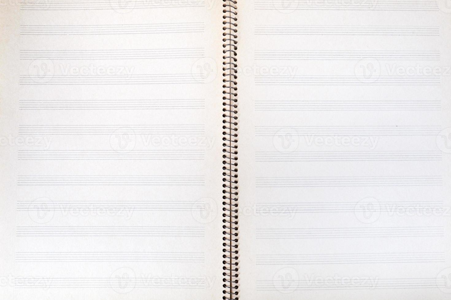 double-page spread of music book photo