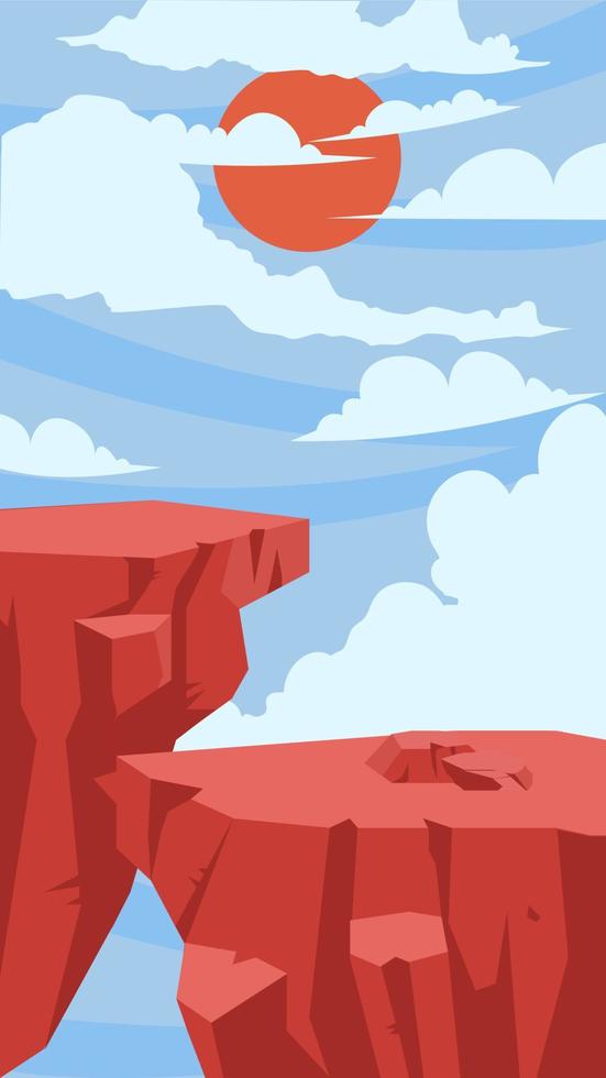 Wallpaper mountain Cliff vector