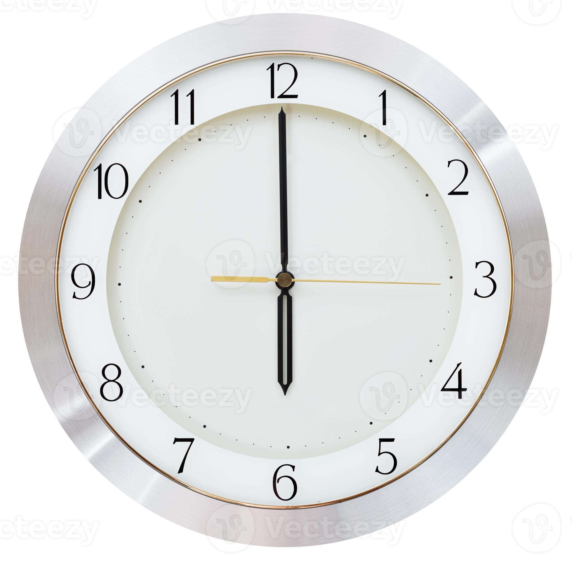 six o clock on whtch face 11692143 Stock Photo at Vecteezy