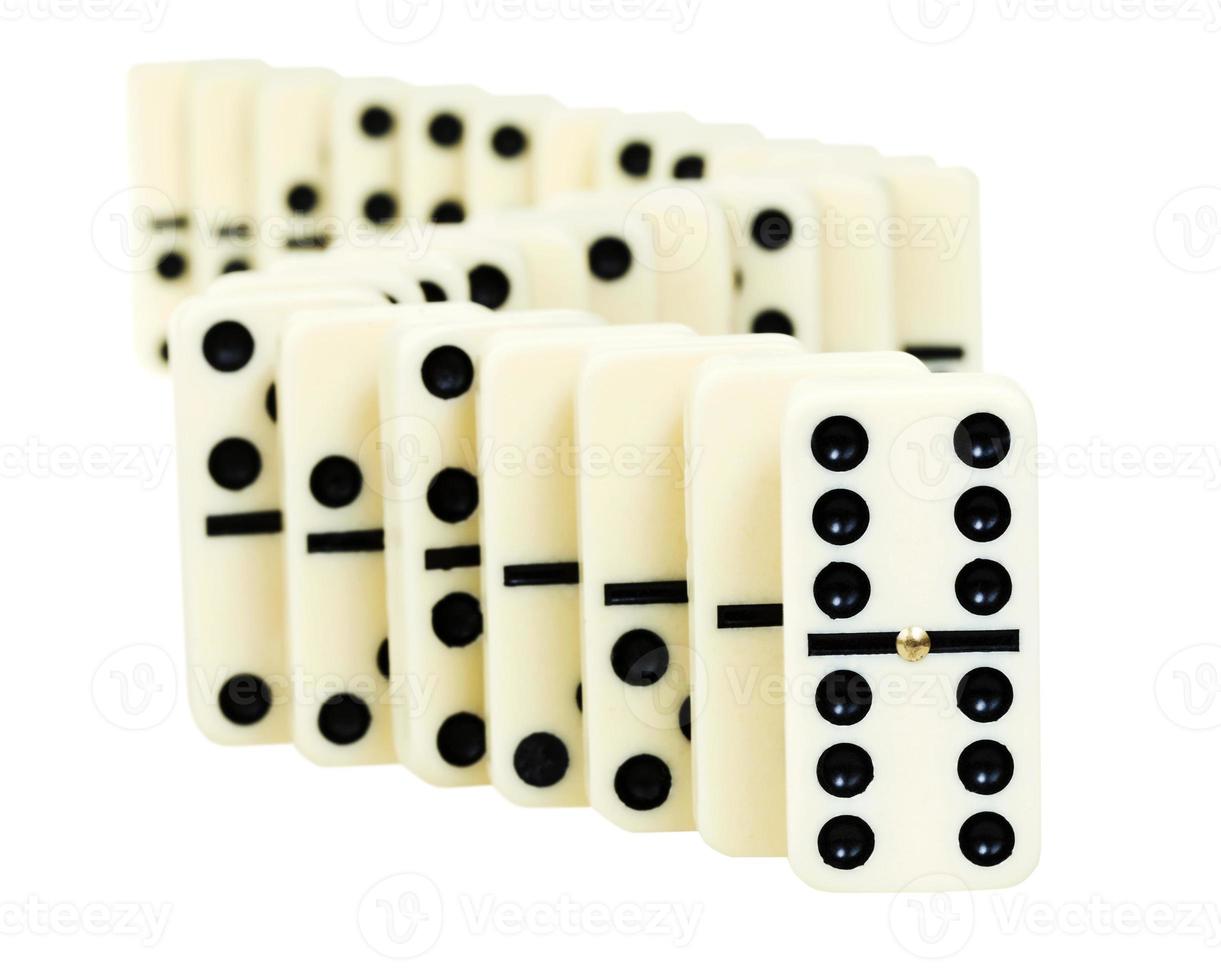 zigzag de dominó foto