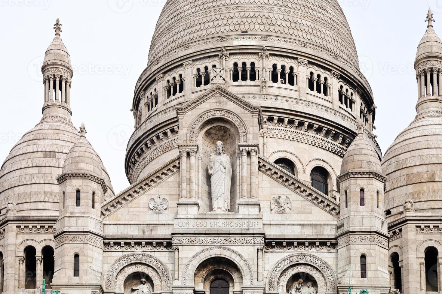 Basílica Sacre Coeur en París foto