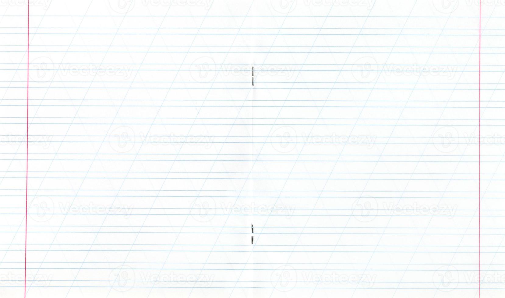 notebook narrow lined double-page spread photo