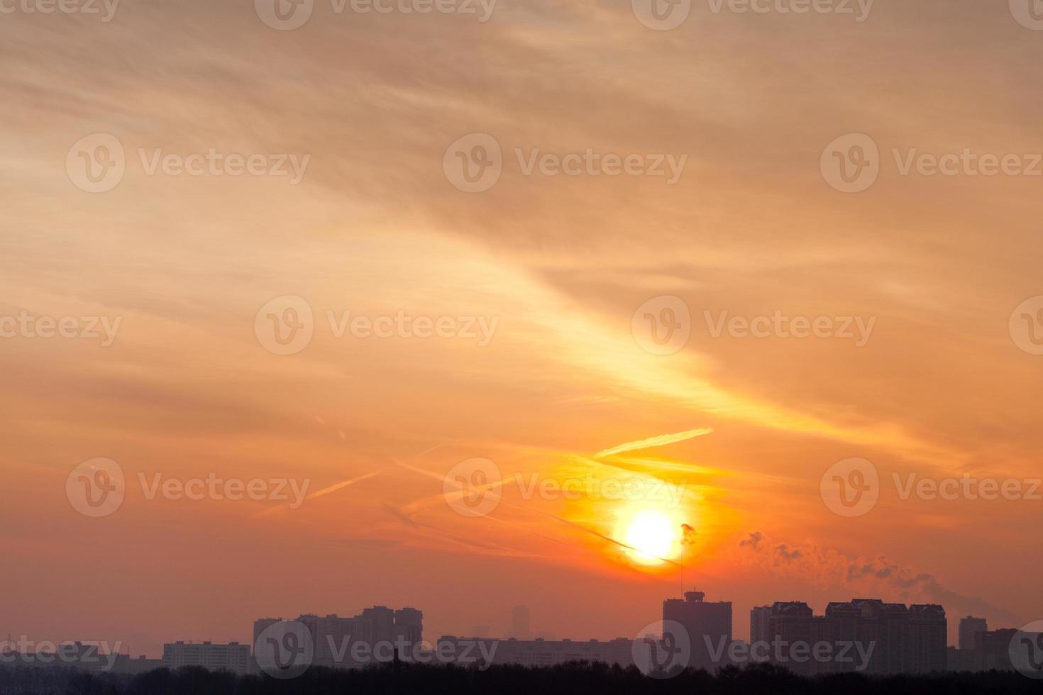 urban early morning sunrise photo