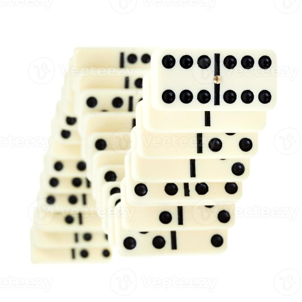 serpentine from dominoes photo