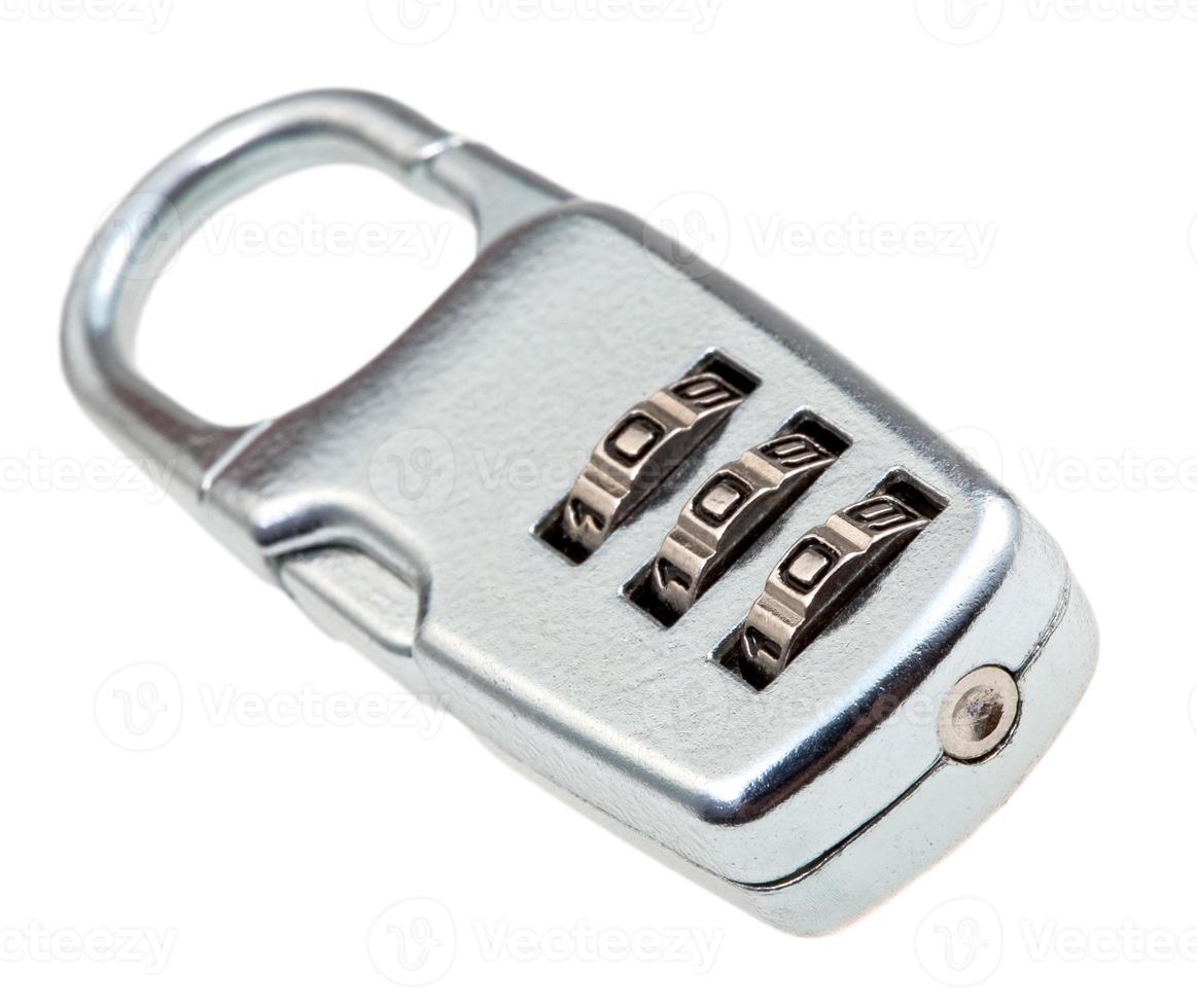 combination lock isolated photo