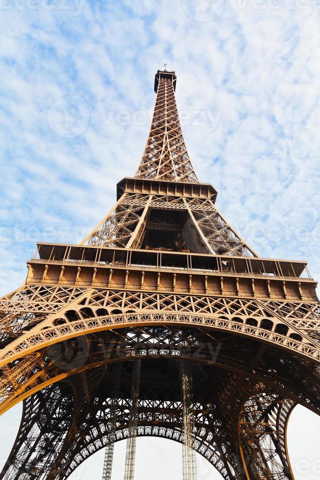 view of Eiffel tower in Paris photo