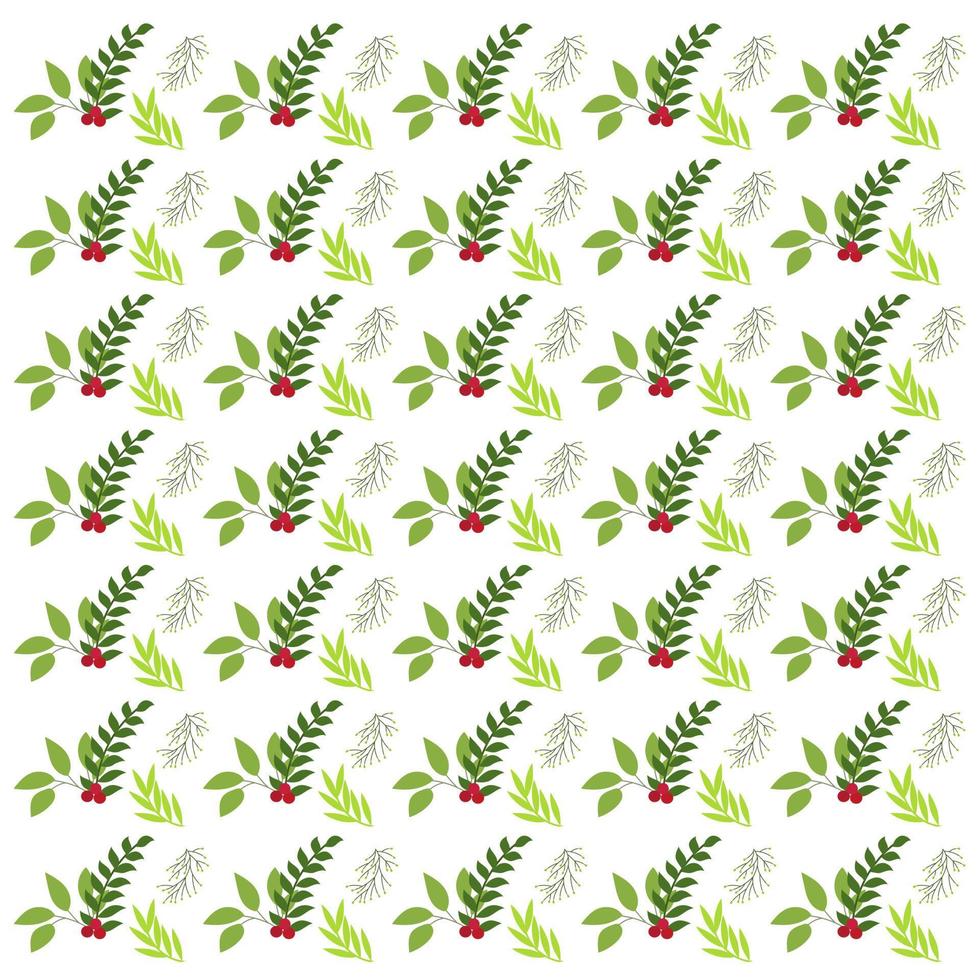 Abstract leaf and flower texture pattern design template vector. Flower Floral pattern design vector