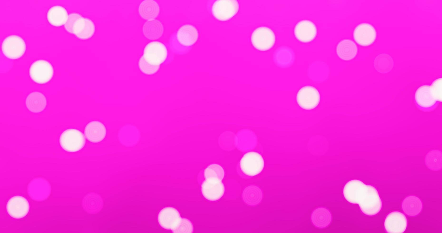 purple background with blurry or out of focus bokeh, white circles spread across sheet for background or wallpaper. 3D Rendering photo