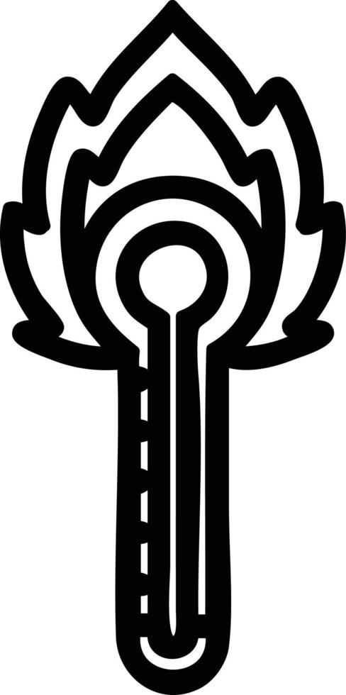 flaming thermometer icon vector
