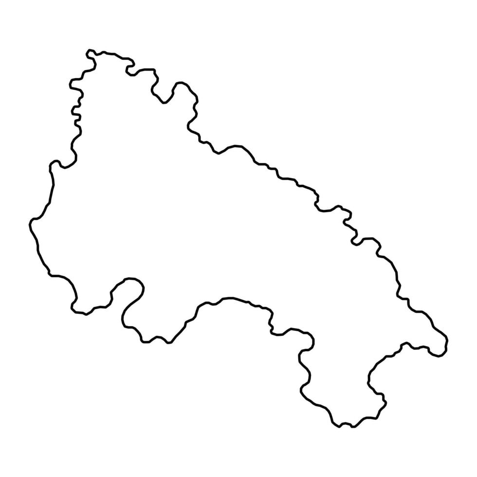 mapa de la rioja, región españa. ilustración vectorial vector