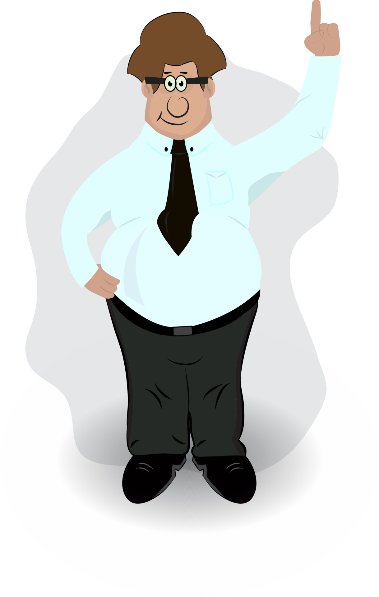 cartoon fat bos rise his hand 11695694 Vector Art at Vecteezy cartoon fat bos rise his hand 11695694 Vector Art at Vecteezy