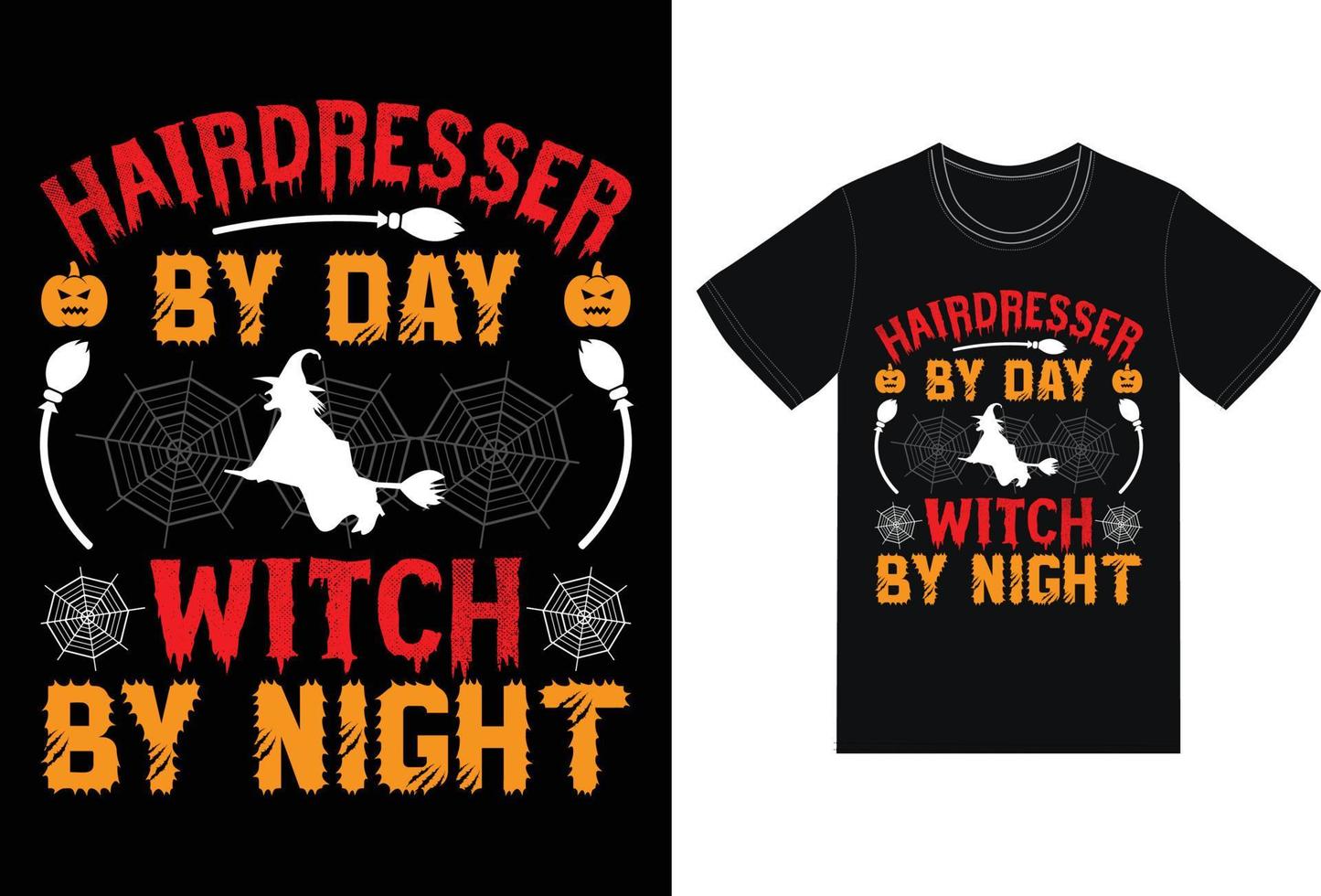 diseño de camiseta de citas de halloween para el día de halloween vector