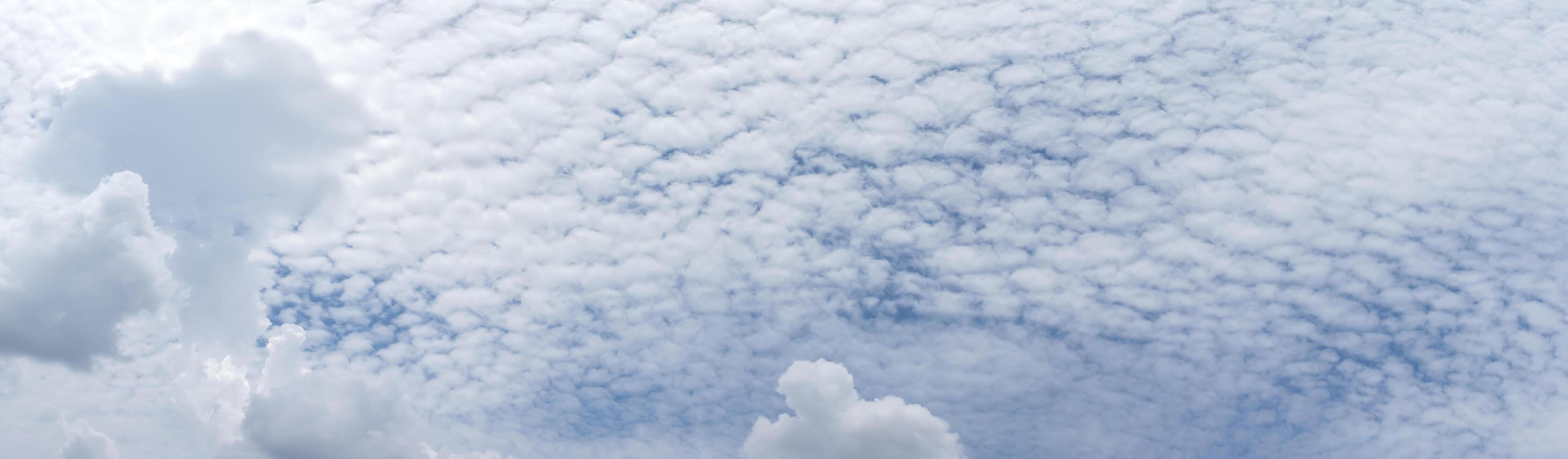 Blue sky with clouds, Sky background image photo