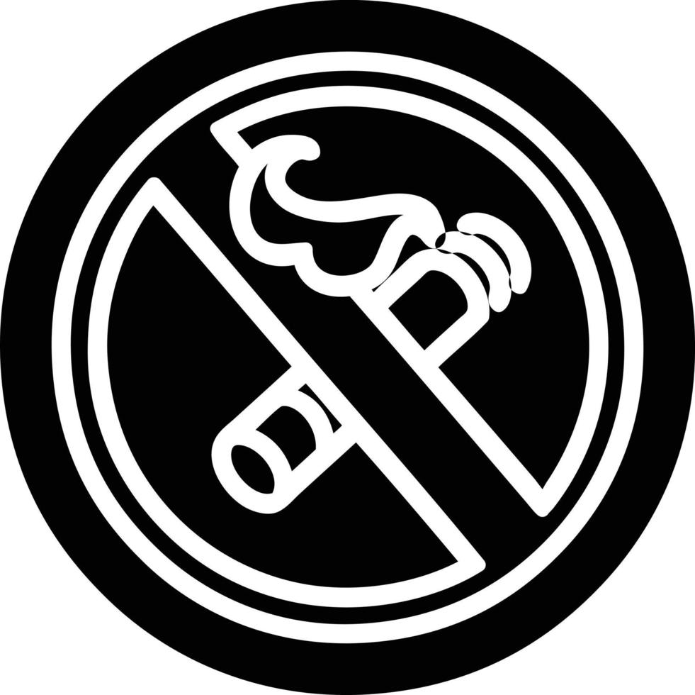 no smoking icon vector