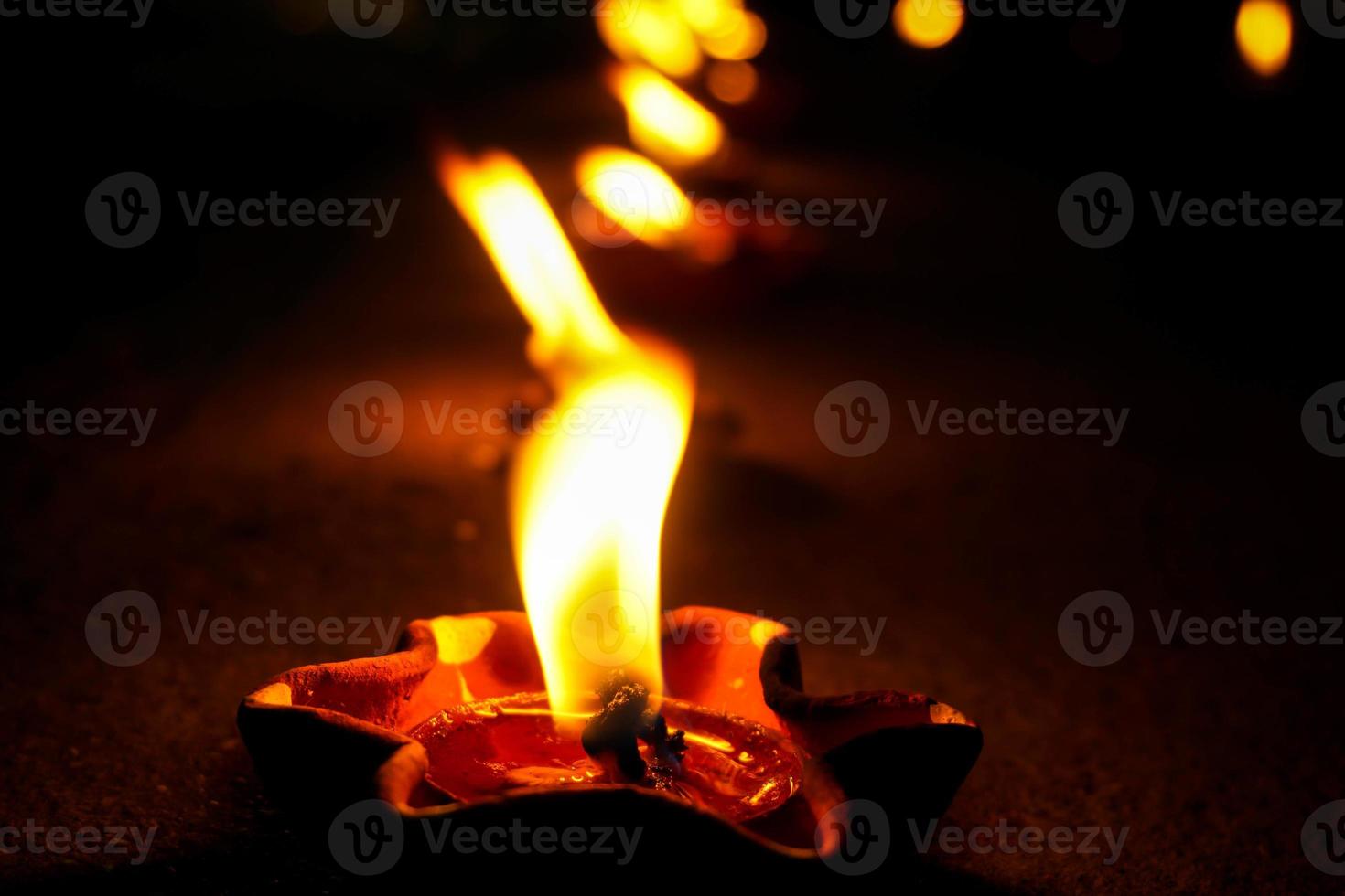 Thai style candle at Loy Krathong festival A candle that is believed to illuminate the spotlight as a guide to spirituality. And meet the Buddha in Buddhism on Loy Krathong night. photo