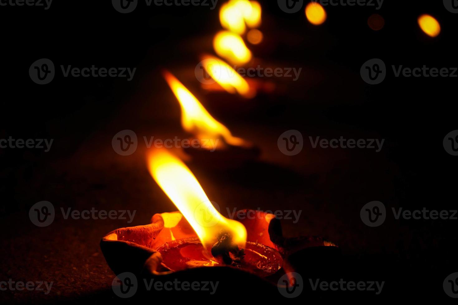 Thai style candle at Loy Krathong festival A candle that is believed to illuminate the spotlight as a guide to spirituality. And meet the Buddha in Buddhism on Loy Krathong night. photo