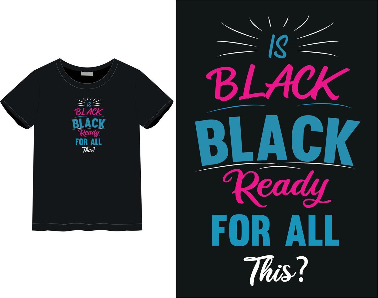 Black Friday t-shirt vector